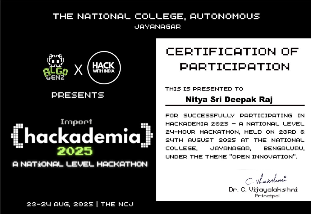 Hackathon Participation